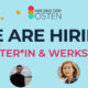 We are hiring